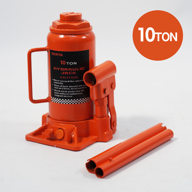Load image into Gallery viewer, PORIYA 10/12/20 Ton Bottle Jack Hydraulic Lifter Heavy Duty Car Safety Valve 4WD
