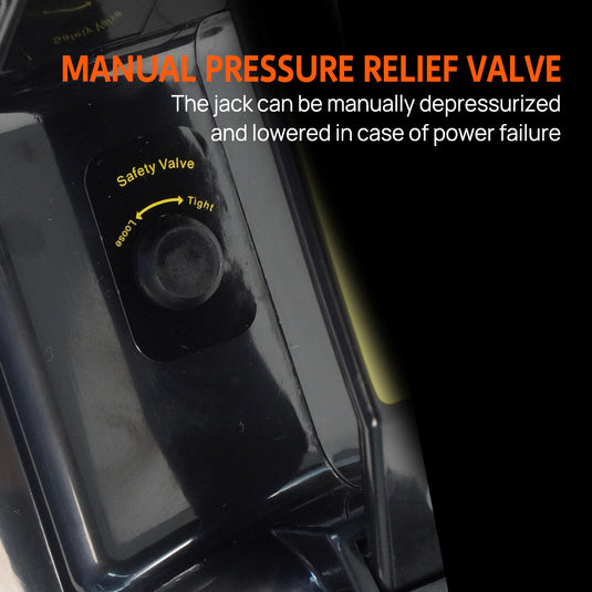 PORIYA  Electric Hydraulic Floor Jack 5Ton car 12V w/Impact Wrench Inflator Pump