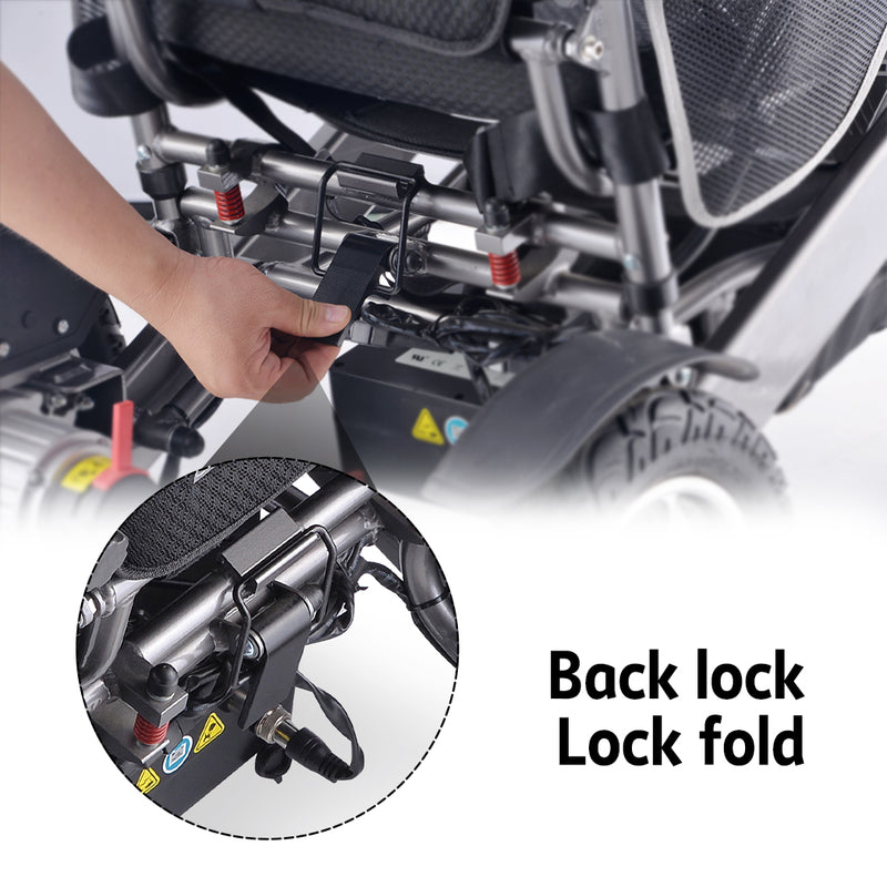 Load image into Gallery viewer, Electric Wheelchair Folding Long Range Lithium Power Motorised Foldable
