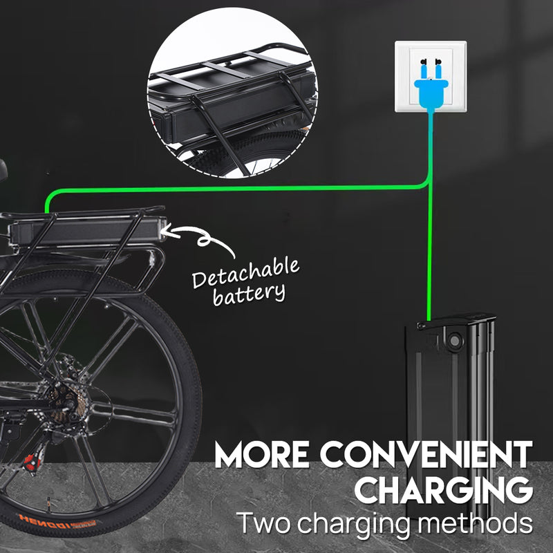 Load image into Gallery viewer, 48V 1500W 26&quot; Foldable Electric Bike Off Road E-Bike Mountain Bicycle E-MTB
