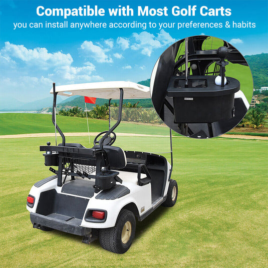Golf Cart Ball Club Washer Cleaner Set for Yamaha Club Car EZGO Cart Accessories