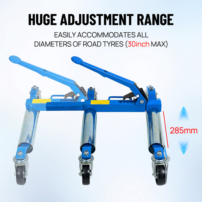 Load image into Gallery viewer, PORIYA Ratcheting Wheel Dolly 750kg Auto Truck Vehicle Moving Lift Jack Car Skate
