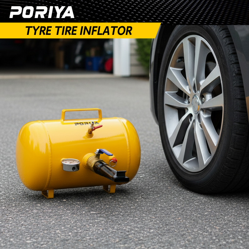 Load image into Gallery viewer, PORIYA 5 Gallon 20 Litre Air Tank Bead Seater Tyre Tire Inflator Blaster Replacing Tool
