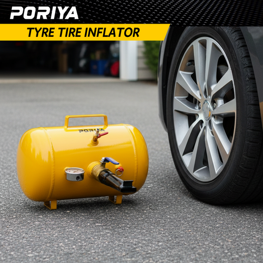 PORIYA 5 Gallon 20 Litre Air Tank Bead Seater Tyre Tire Inflator Blaster Replacing Tool