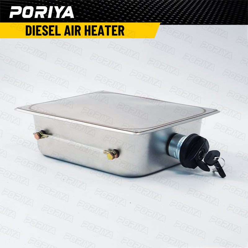 Load image into Gallery viewer, PORIYA 7L Air Diesel Heater Fuel Tank Oil With Lock Stainless Steel For Car Truck
