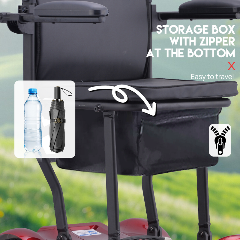 Load image into Gallery viewer, 19KG Electric Mobility Scooter Airplane OK Lithium Motorised Foldable w/ Bag
