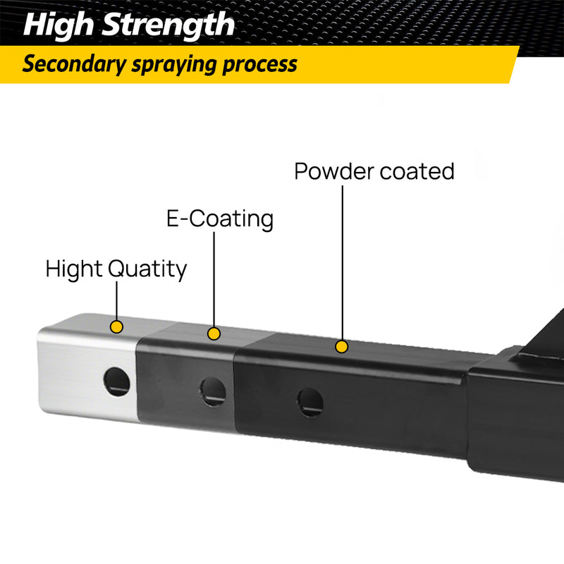 Load image into Gallery viewer, PORIYA Trailer Hitch Folding 2" Trailer Hitch 500LB Capacity Shank Mount Cargo Adapter
