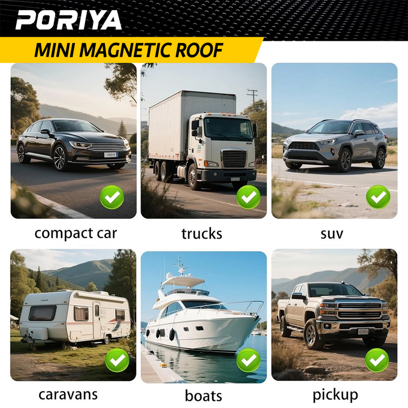 Load image into Gallery viewer, PORIYA Starlink Mini Magnetic Roof Mount Car Mount for Starlink Mini Full Protection

