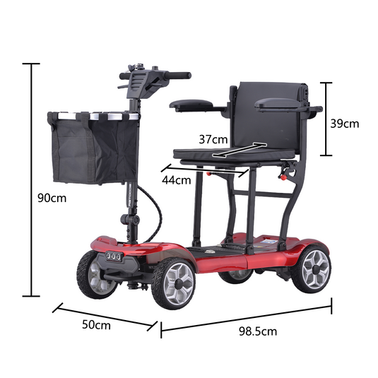 19KG Electric Mobility Scooter Airplane OK Lithium Motorised Foldable