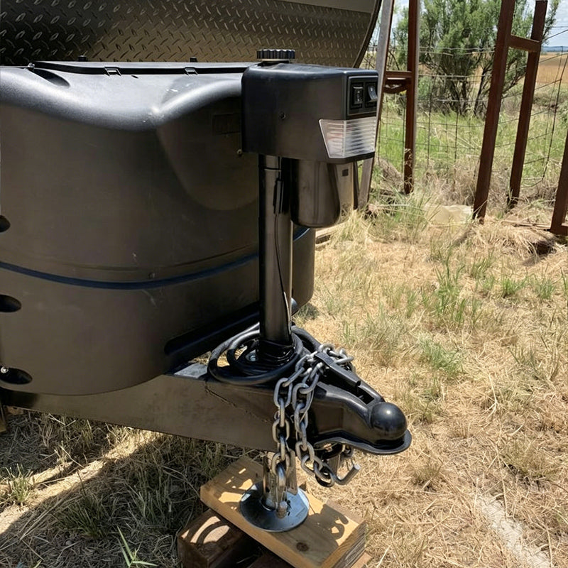 Load image into Gallery viewer, PORIYA HEAVY DUTY MOTORISED 12V ELECTRIC CARAVAN JACK TRAILER JOCKEY STAND 3500LBS
