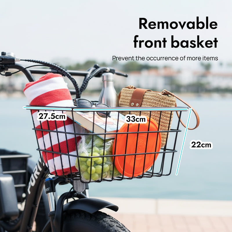 Load image into Gallery viewer, PORIYA 1500W Electric Tricycle escooter Urban City Bicycle Rechargeable 20" Fat Tyre
