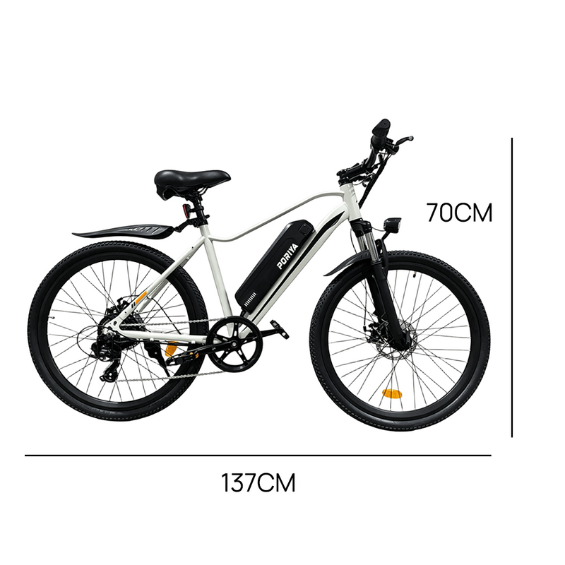 Load image into Gallery viewer, PORIYA 1500W 26“ Electric Mountain Bike 48V 10.4Ah Shimano 7 Speed Off Road AU
