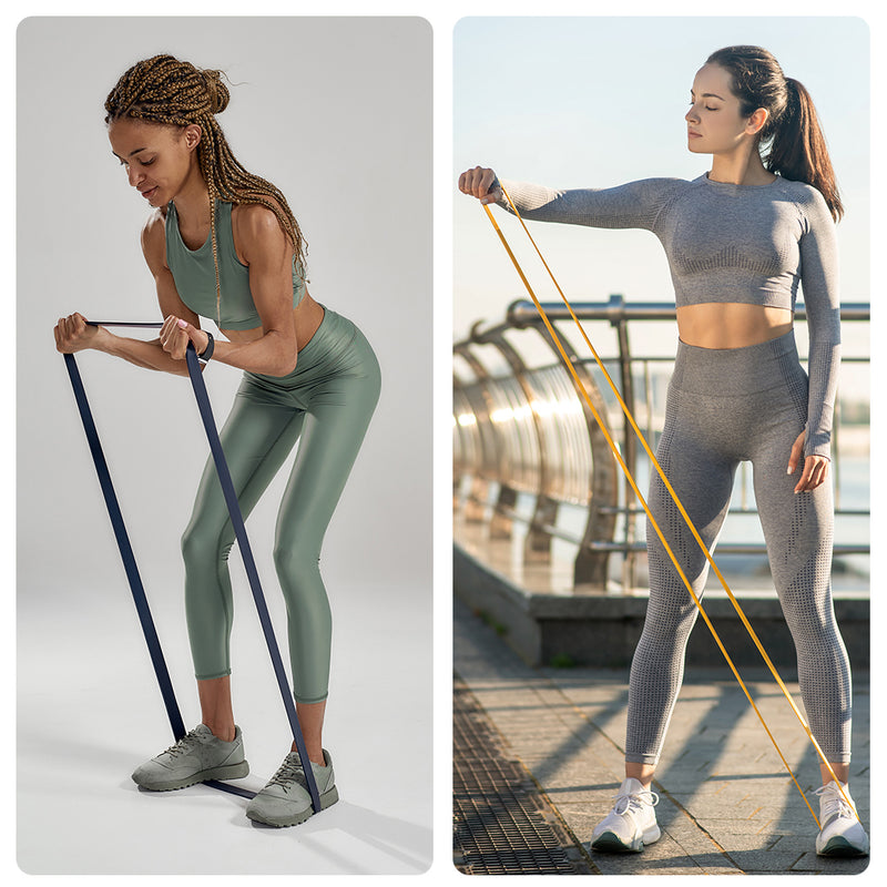 Load image into Gallery viewer, Eco Resistance Bands Biodegradable Natural Latex Yoga/Pilates/Home Workouts
