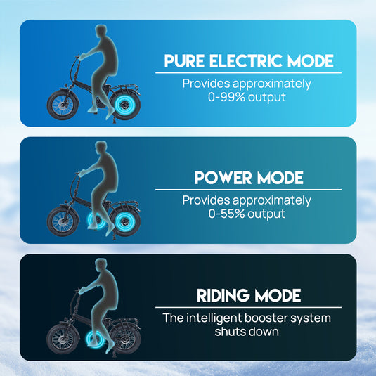 Electric Bicycle Ebike 48V 1500W Mountain Bike 10.4Ah Li-Ion Battery 20'' Tyres