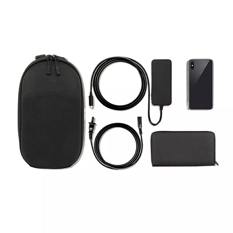 Load image into Gallery viewer, Black 4L Large Electric Scooter Bag Hard Shell Pouch Front Storage Waterproof
