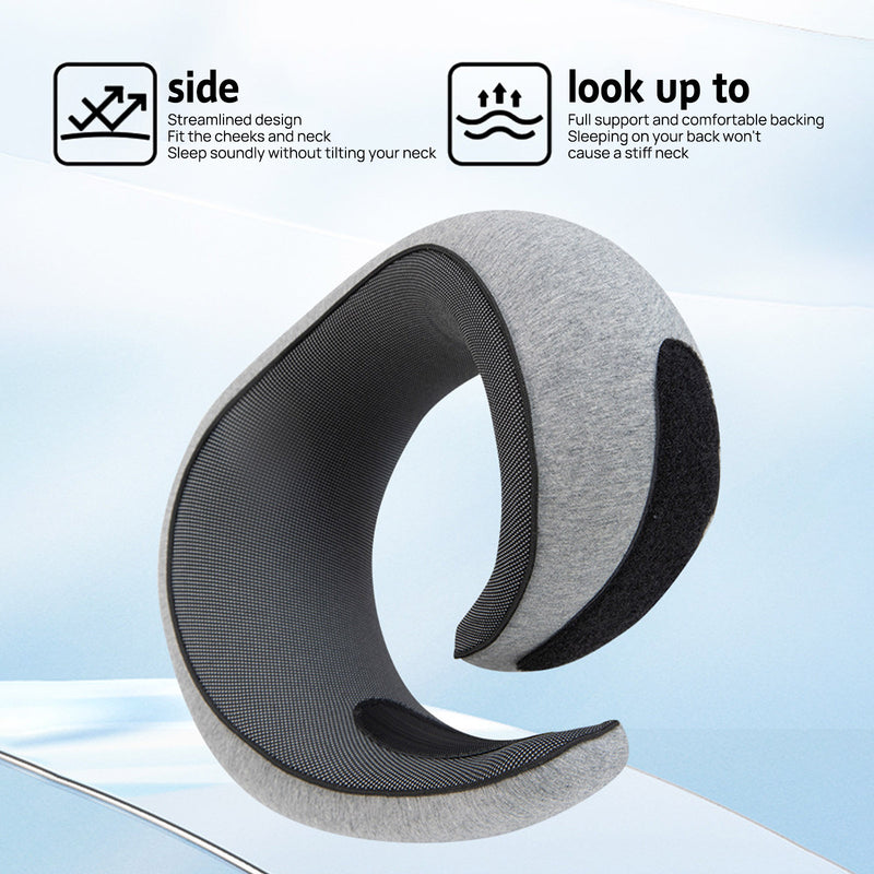 Load image into Gallery viewer, PORIYA Travel Pillow U Shaped Memory Foam Neck Head Rest Soft Support Plane Car Pillow
