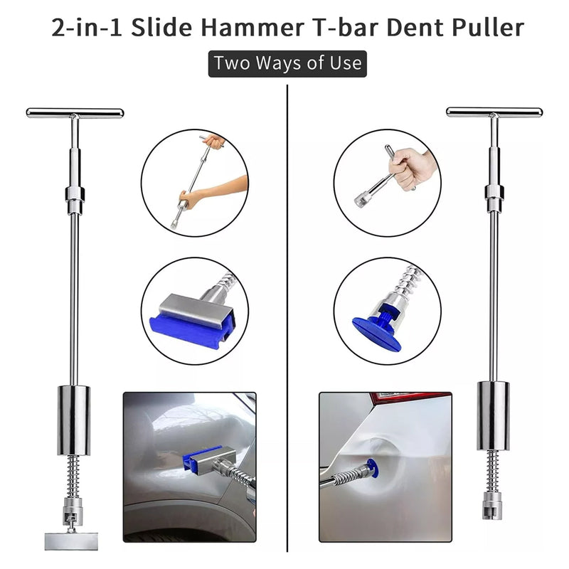 Load image into Gallery viewer, PORIYA 102pcs Car Body Dent Puller Auto Paintless Hail Dent Remover Repair Tools Kit
