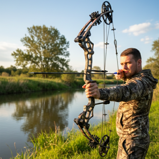 Compound Bow 30-65LBS Outdoor Archery Right Handed Hunting Shooting Sport Arrow