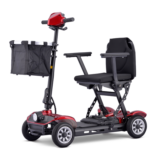 Portable Electric Mobility Scooter Motorised 4 Wheel Folding Scooter 35KM Range