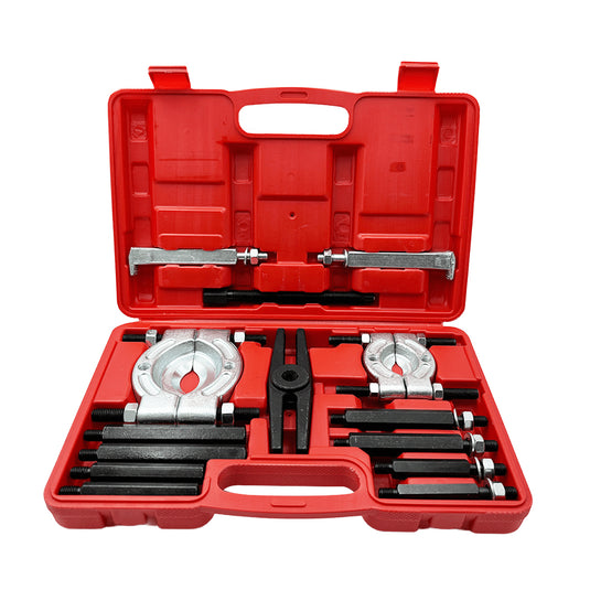 PORIYA 14pcs Bearing Splitter Gear Puller Set Fly Wheel Separator Removal Tool Kit