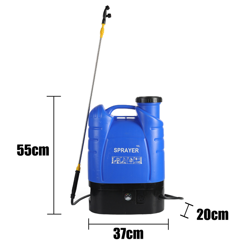 Load image into Gallery viewer, 16L Electric Rechargeable Battery Weed Sprayer Backpack Farm Garden Pump Spray
