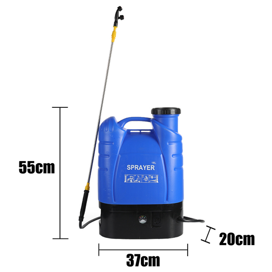 16L Electric Rechargeable Battery Weed Sprayer Backpack Farm Garden Pump Spray