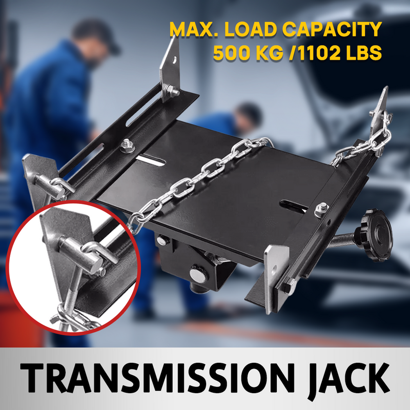 Load image into Gallery viewer, PORIYA Transmission Jack Adapter 500KG Automotive Car Gearbox Removal Trolley Adaptor
