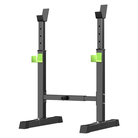 Adjustable Detachable Squat Rack Heavy Duty Home Gym Equipment w/ Barbell Hooks