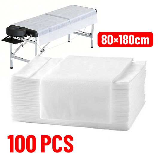 PORIYA 100-300 pcs Disposable Massage Table Sheet Non-Woven Spa Salon Beauty Bed Cover