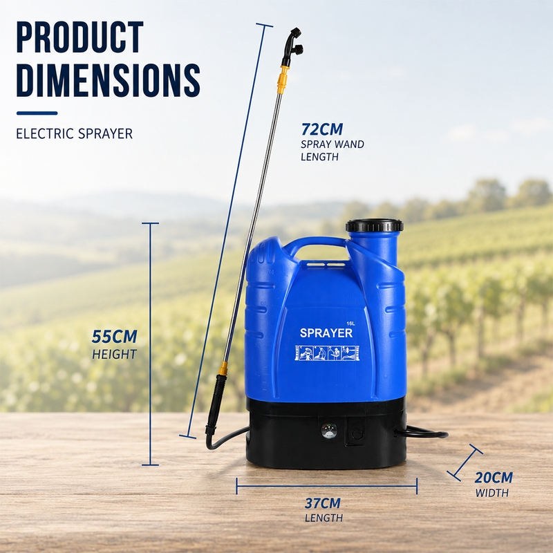 Load image into Gallery viewer, PORIYA 16L Electric Rechargeable Battery Weed Sprayer Backpack Farm Garden Pump Spray

