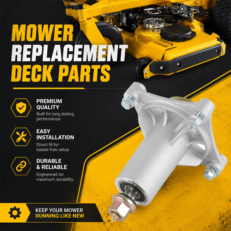 Load image into Gallery viewer, PORIYA Deck Rebuild Kit For 42" Husqvarna Craftsman Spindles Belt Pulley Blades
