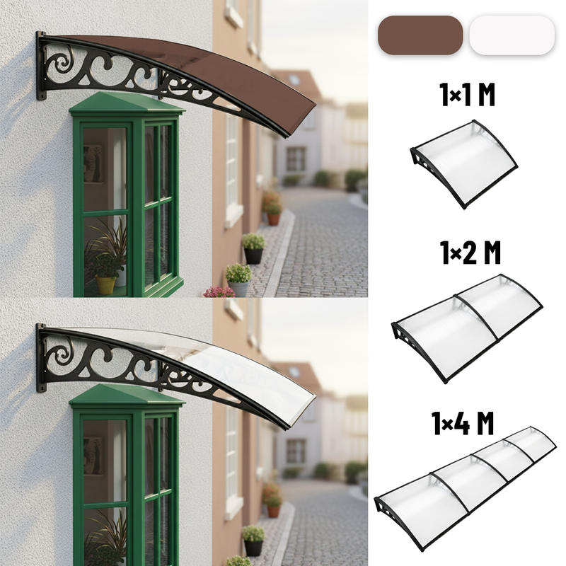 Load image into Gallery viewer, PORIYA Window Door Awning Outdoor Balcony Door Canopy Shelter Rain Cover Wind Shield
