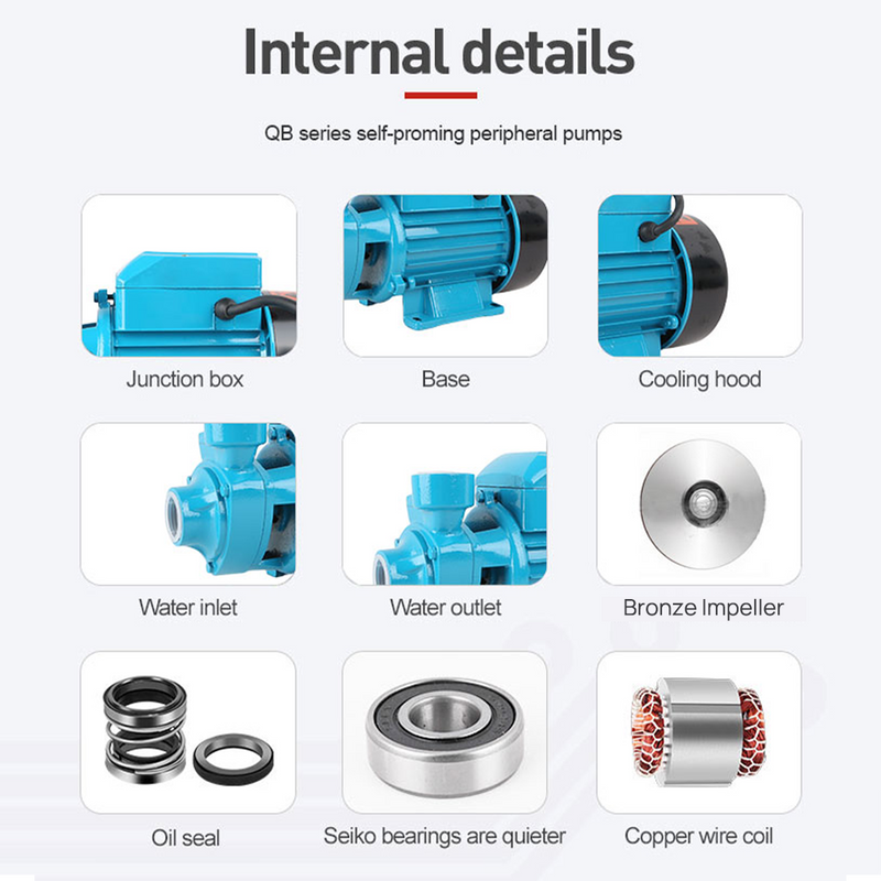 Load image into Gallery viewer, PORIYA Peripheral Water Pump QB60 QB80 Garden Boiler Car Wash Auto Controller
