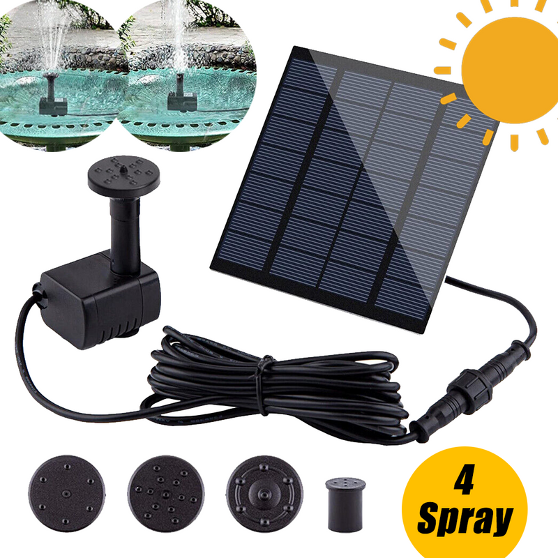 Load image into Gallery viewer, PORIYA Solar Pond Pump Water Fountain Outdoor Powered Submersible Filter AU
