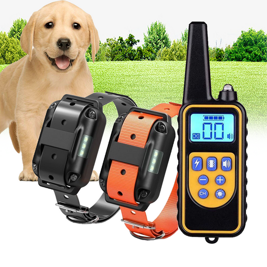 PORIYA Anti Bark Pet Dog Training Collar Remote Control Obedience Collar E-Collar USB