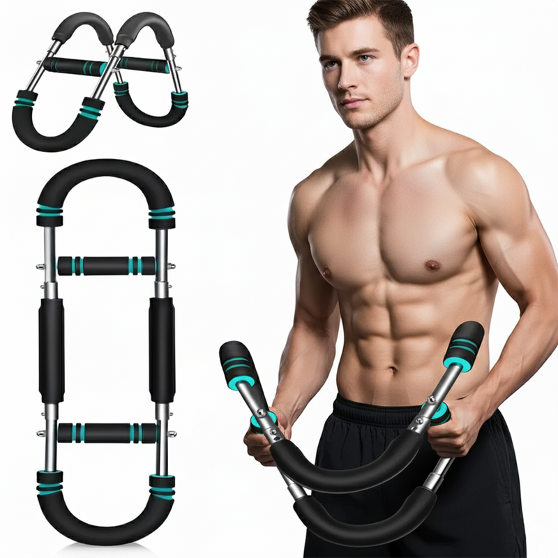 Load image into Gallery viewer, Training Adjustable Arm Trainer 3 Levels Chest Twister Home Workout Detachable
