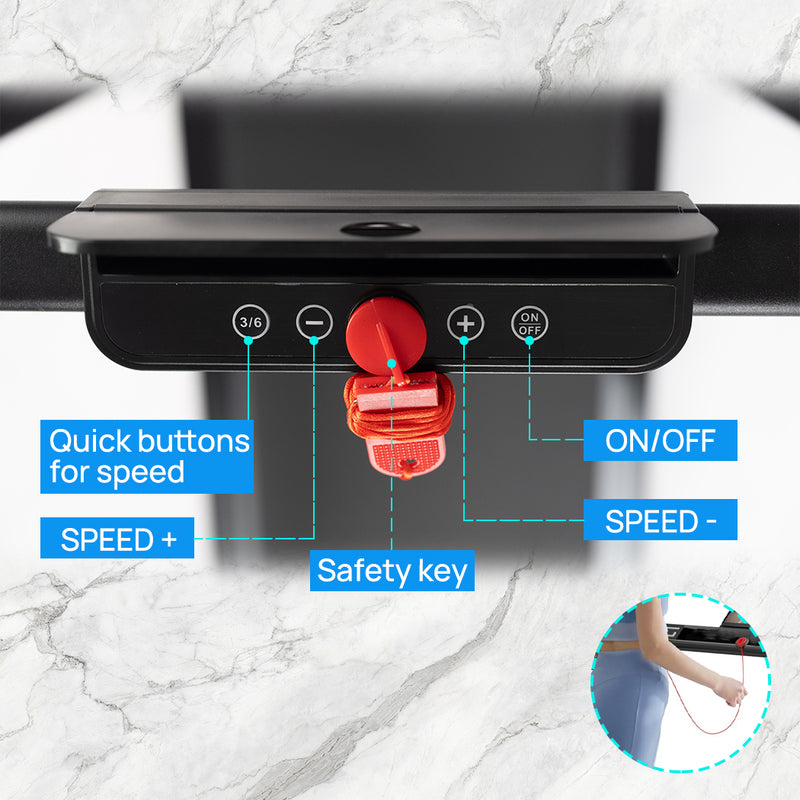 Load image into Gallery viewer, Treadmill Electric Walking Pad Home Office Gym Fitness Remote Control
