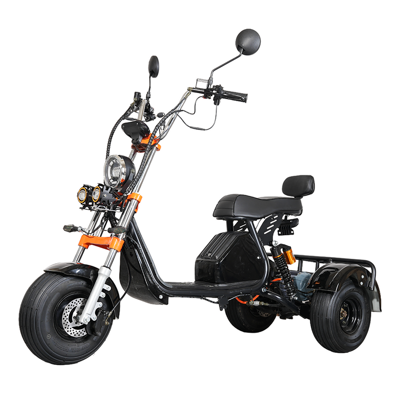 Load image into Gallery viewer, PORIYA Electric Scooter 3000W 60KM/H Adult Off Road 3 Wheels E-Scooter w/ Basket
