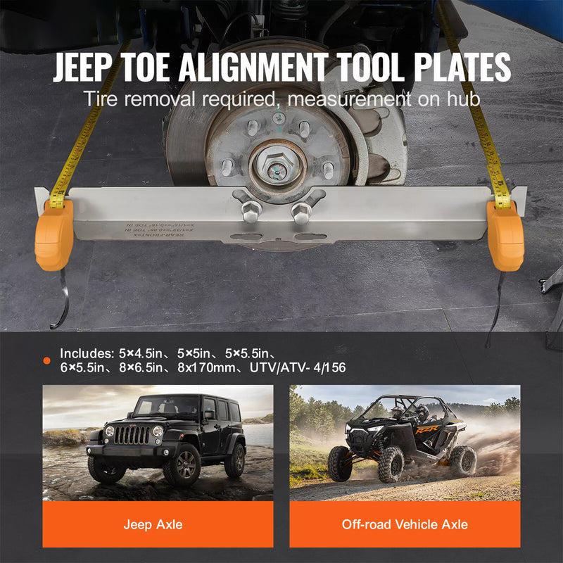 Load image into Gallery viewer, PORIYA Wheel Alignment Tool Accurate Measure Tape And Conversion Chart
