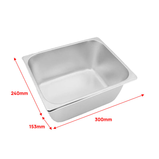 PORIYA Electric Deep Fryer 10L / 20L Commercial Bench Top Single Stainless Steel 2500W