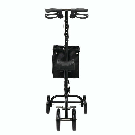 Foldable Knee Walker Scooter Mobility Alternative Crutches Wheelchair w/ Basket