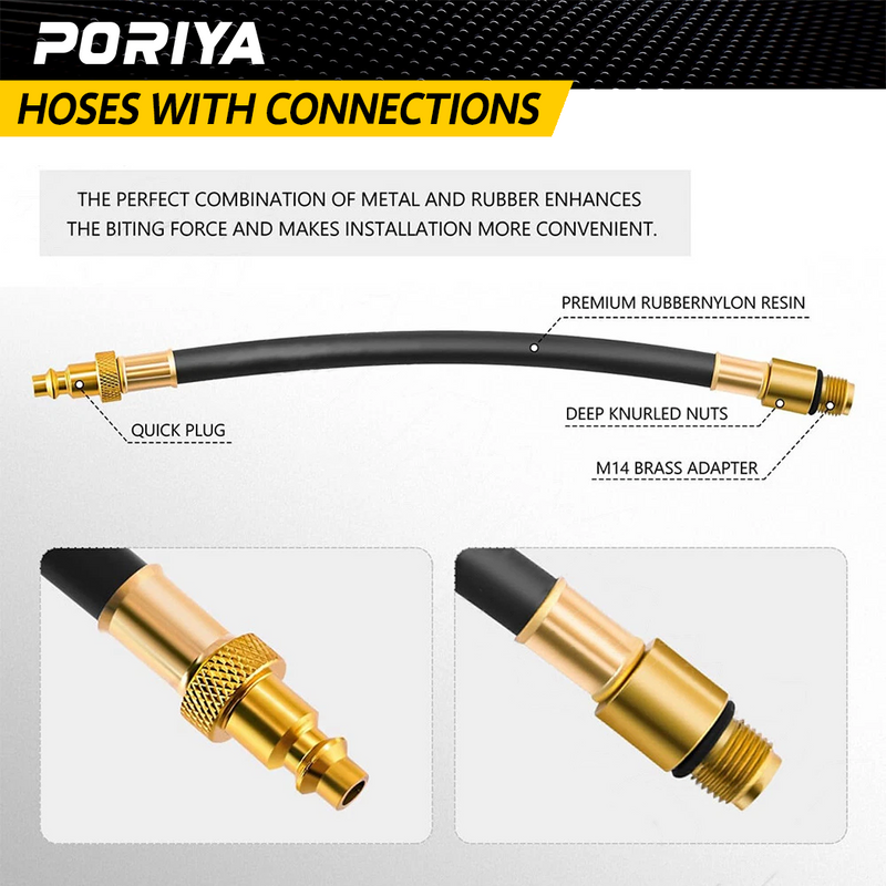 Load image into Gallery viewer, PORIYA Cylinder Leakage Detector Tester Kit Petrol Engin Cylinder Leak Down Tester Kit

