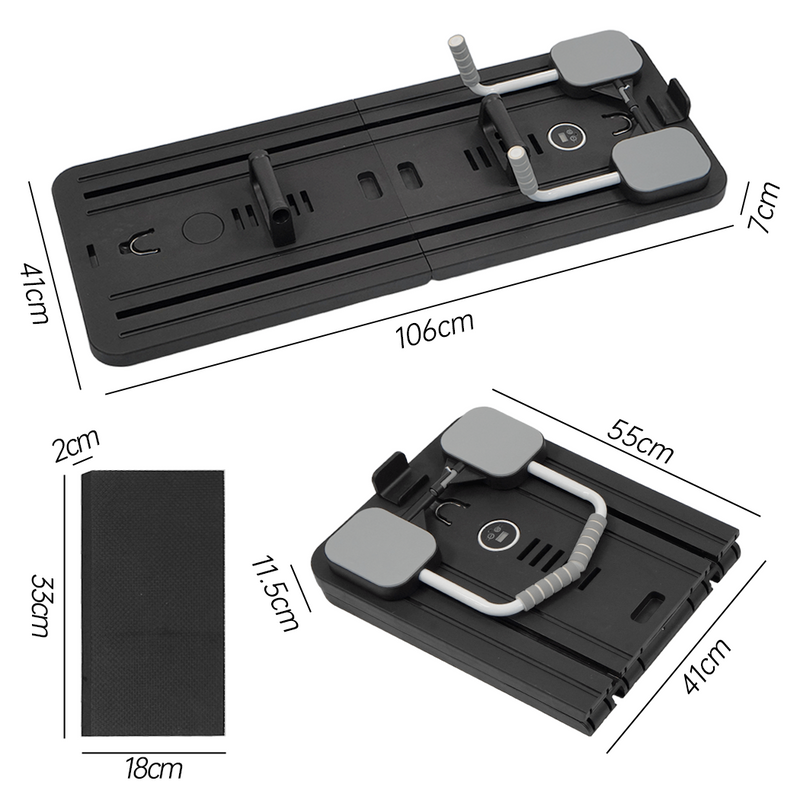Load image into Gallery viewer, Multifunctional Abdominal Board Pilates Slide Board Gym 8-in-1 W/ 4×Push-up grip
