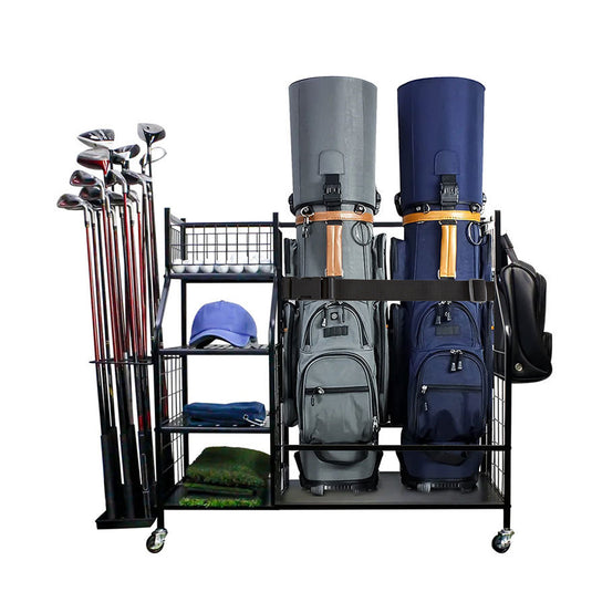 Golf Bag Storage Rack Garage Bag Organizer Storage Stand Golfing Equipment Rack