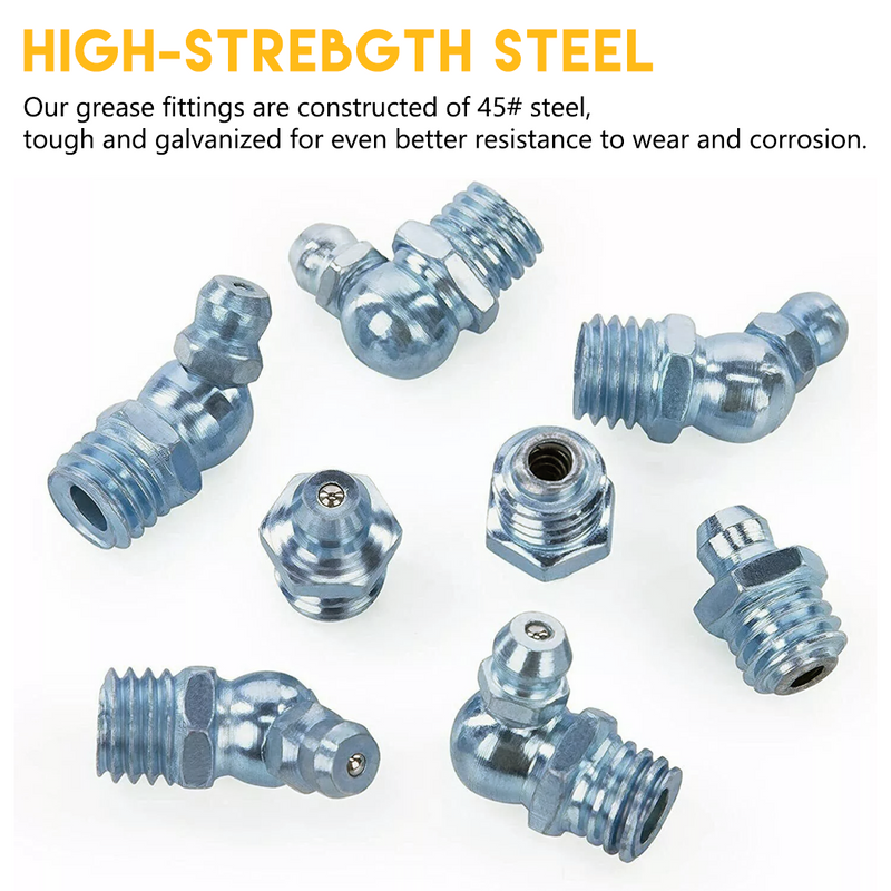 Load image into Gallery viewer, PORIYA 220/280pcs Hydraulic Grease Nipple Metric Imperial Mechanical Lubricant Fitting Kit
