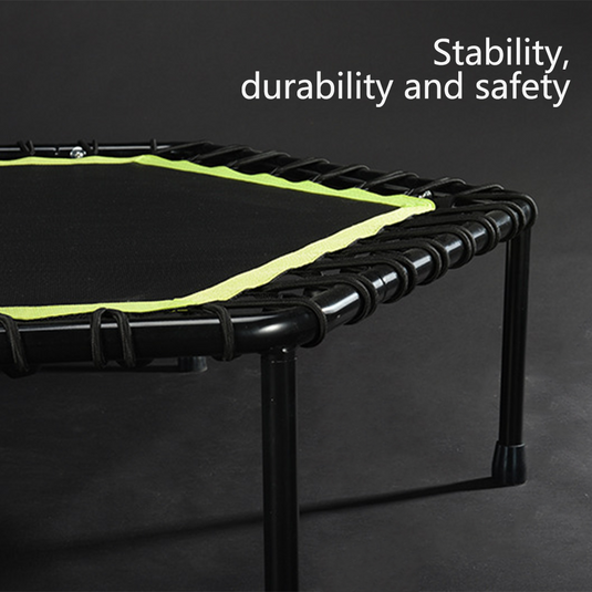 53'' Mini Fitness Trampoline Gym Trainer Rebounder Jogger Home Cardio Exercise