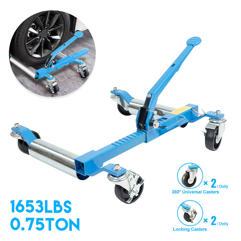Load image into Gallery viewer, PORIYA Ratcheting Wheel Dolly 750kg Auto Truck Vehicle Moving Lift Jack Car Skate
