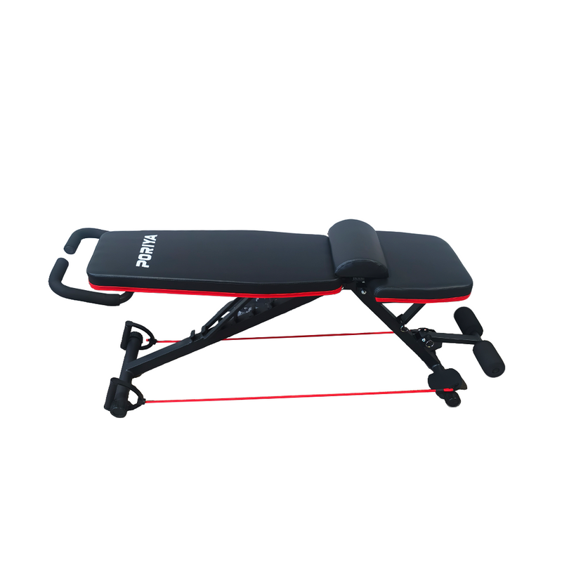 Load image into Gallery viewer, PORIYA Adjustable Dumbbell Weight Bench Full Body Workout Foldable Incline Decline Gym
