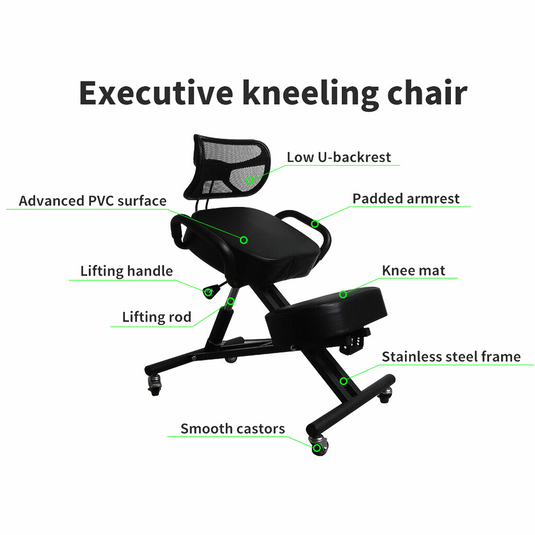 Kneeling Chair Office Home Ergonomic Posture Back Stretch Rest Chair Knee Seat