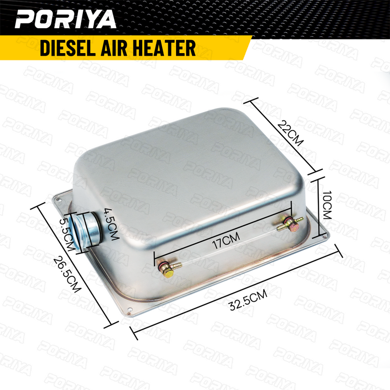 Load image into Gallery viewer, PORIYA 7L Air Diesel Heater Fuel Tank Oil With Lock Stainless Steel For Car Truck
